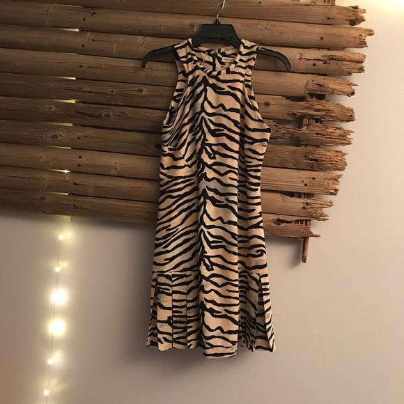 Rebecca Taylor tiger print dress size small